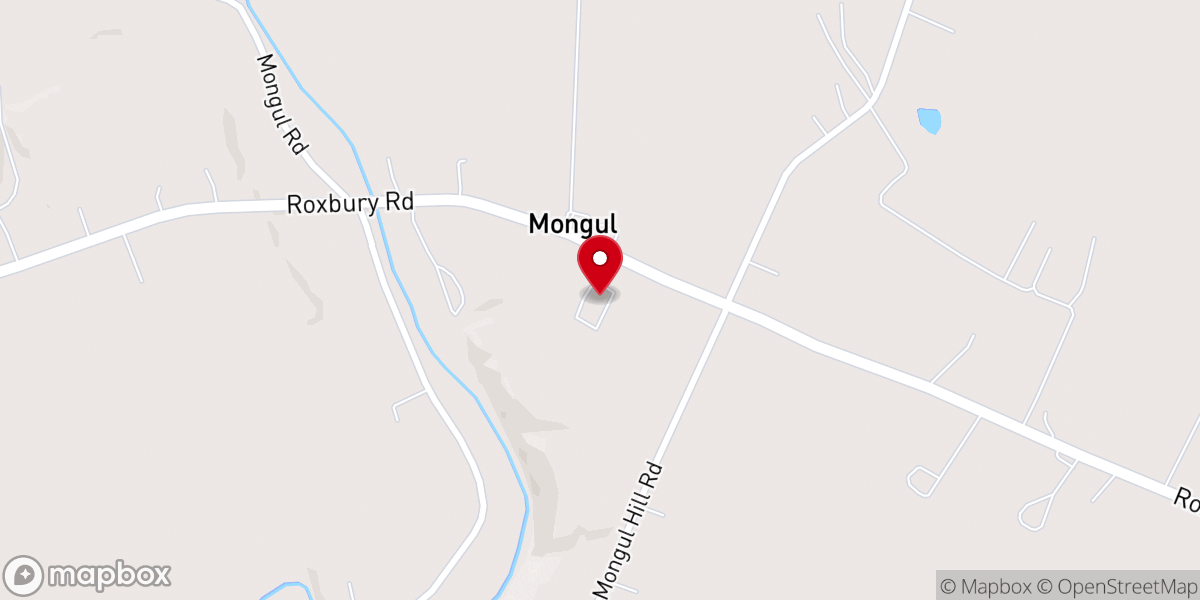 Map showing location of Rising Hope United Brethren Church