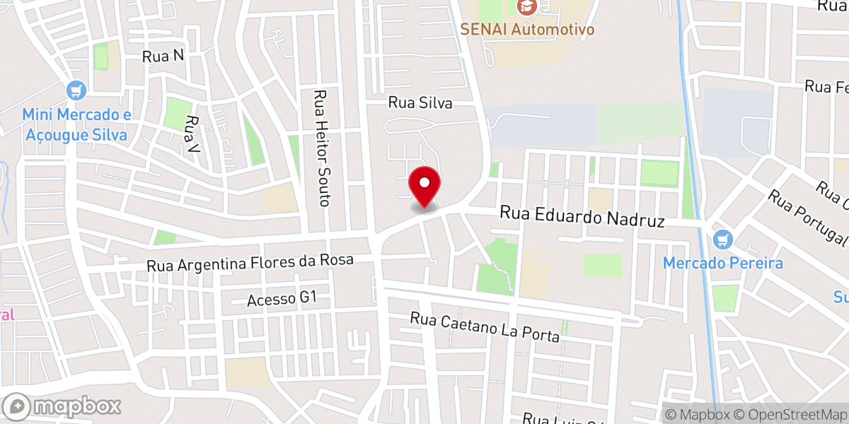 Map showing location of Igreja Pentecostal Deus é Amor - Bairro Santa Rosa