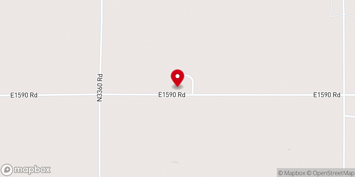 Map showing location of Cottrell Mission Holiness Church