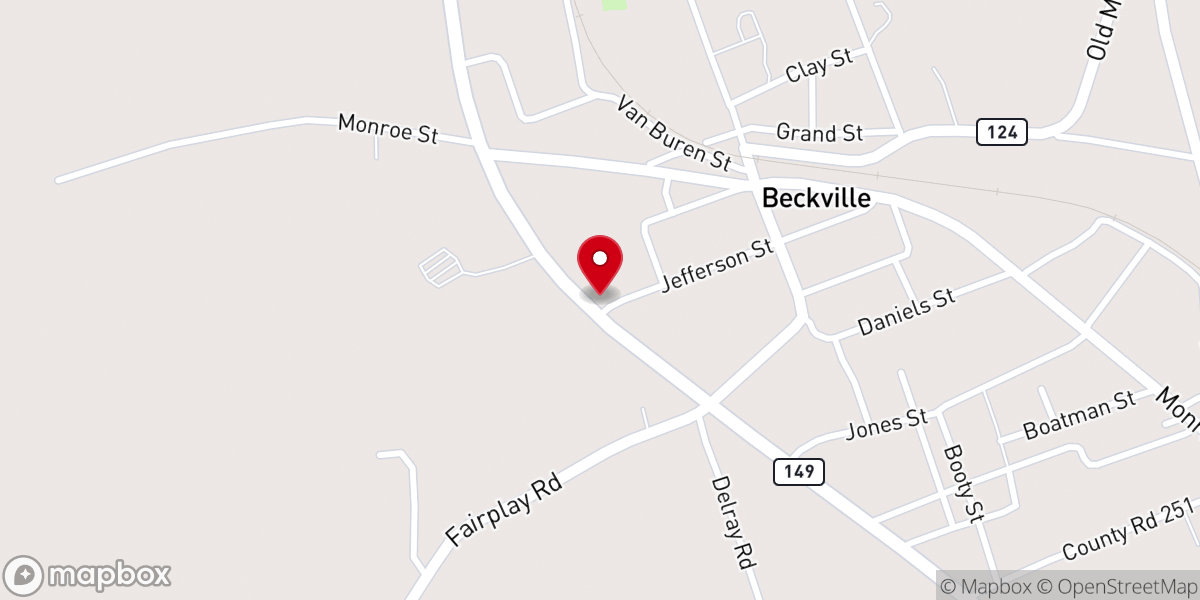 Map showing location of Freedom Place Church