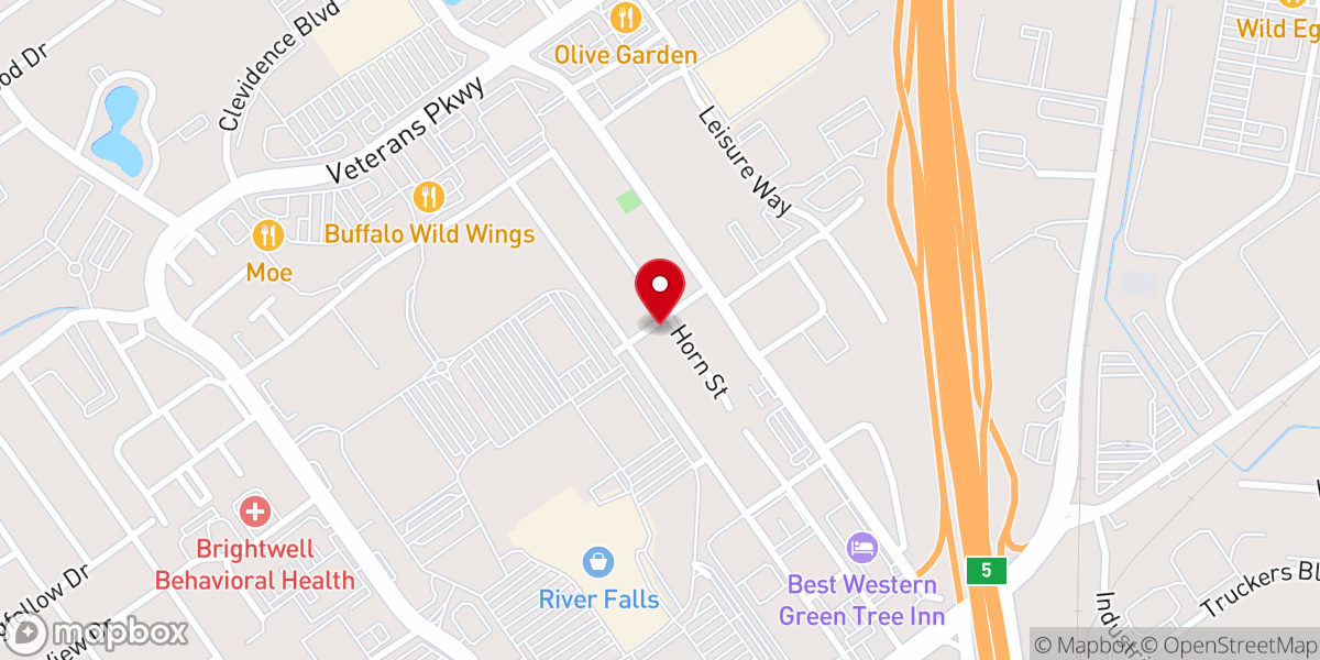 Map showing location of Lincoln Park Apostolic Church