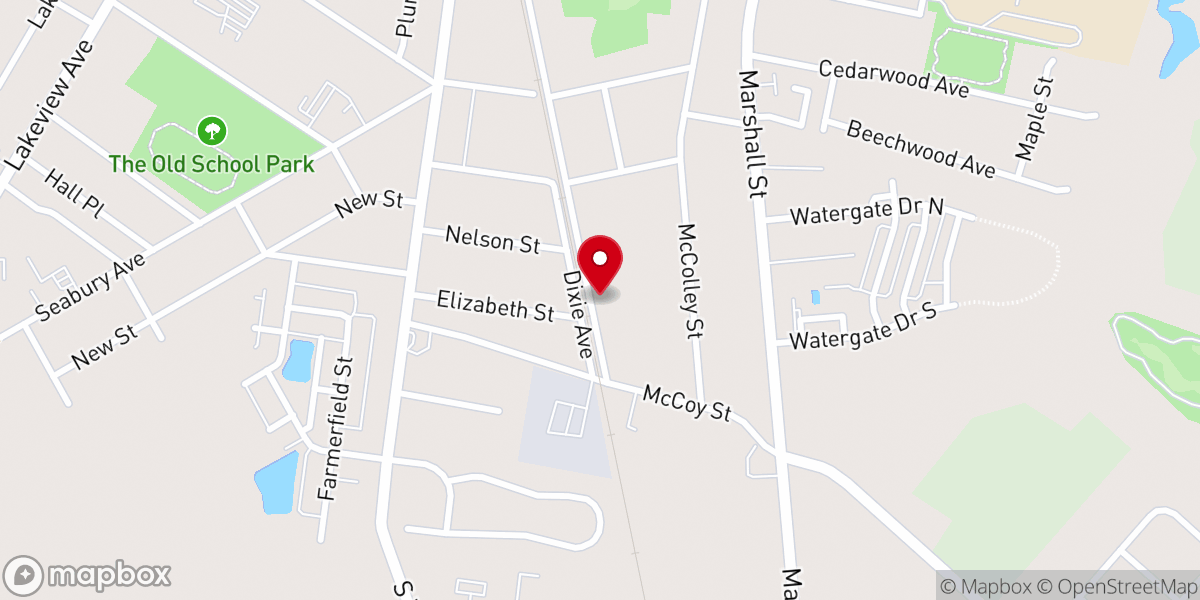 Map showing location of Iglesia Nuevo Amanecer (Church of God of Prophecy)