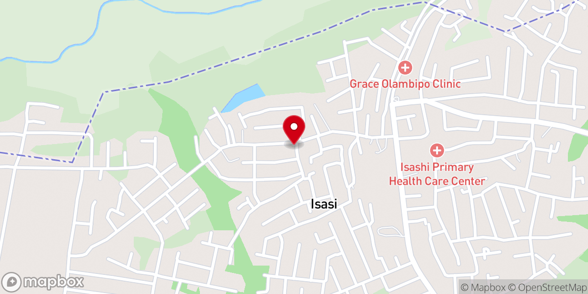 Map showing location of Kingdom Power International Christian Praying Centre