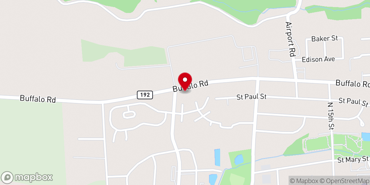 Map showing location of Evangelical Lutheran Church In America