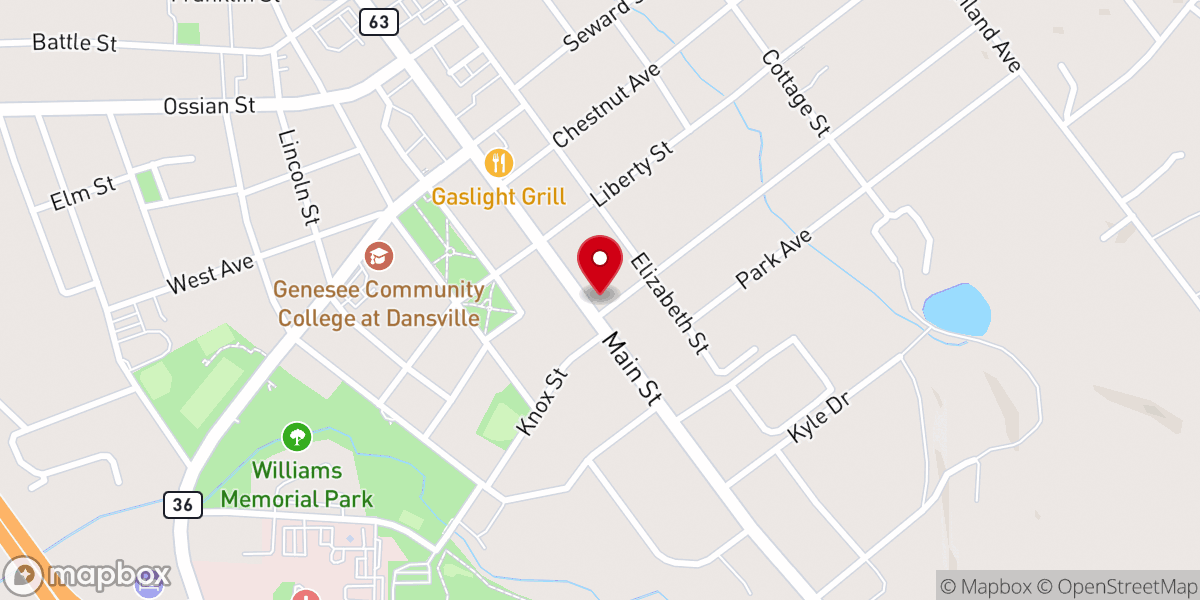 Map showing location of New Apostolic Church
