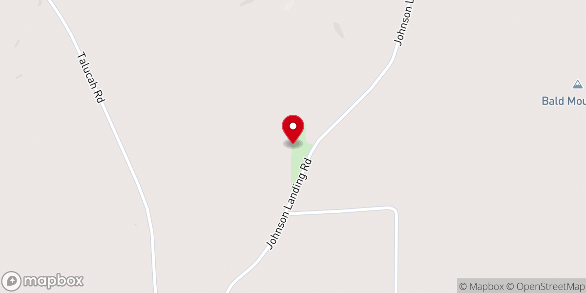 Map showing location of Valhermoso Springs Holiness Church