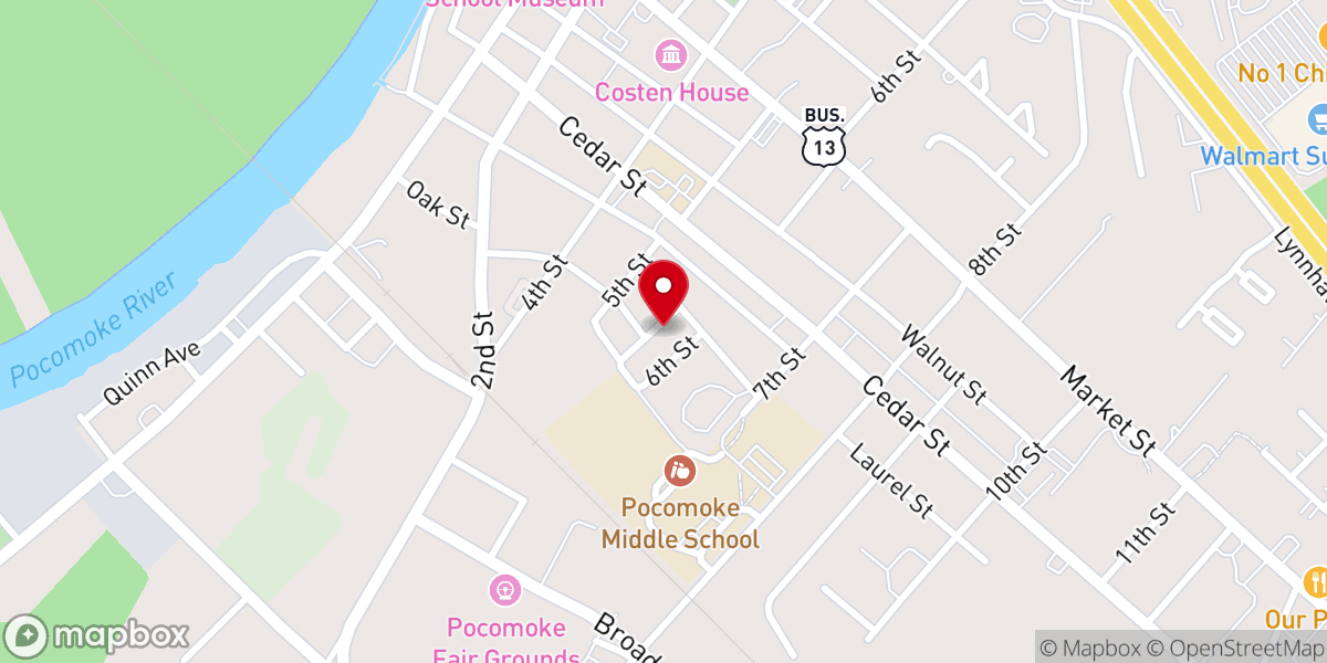Map showing location of Jenkins Isaac