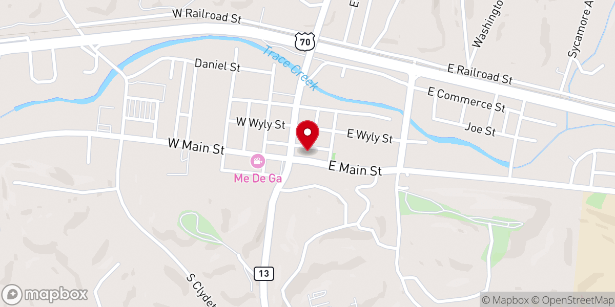 Map showing location of Waverly Distribution & Collect