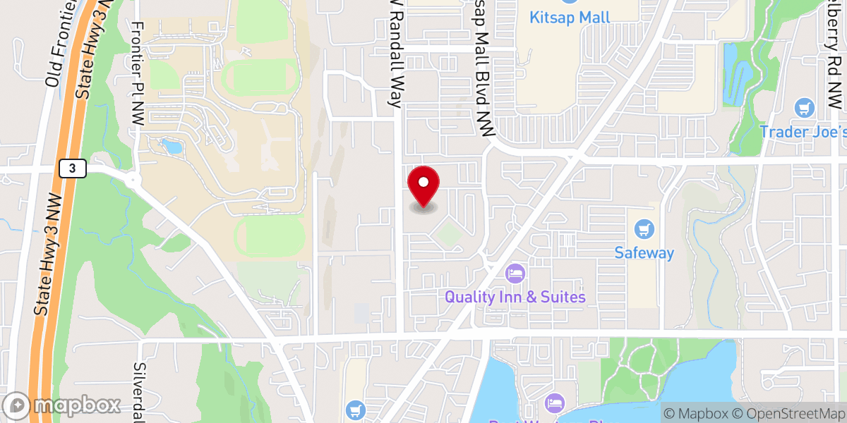 Map showing location of Haselwood Family YMCA