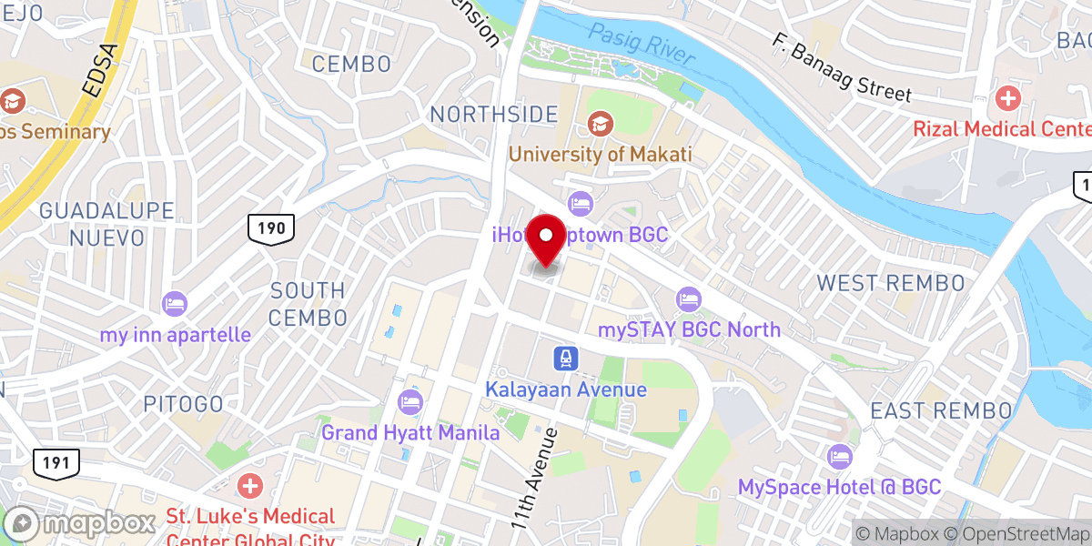 Map showing location of St. Michael the Archangel Parish
