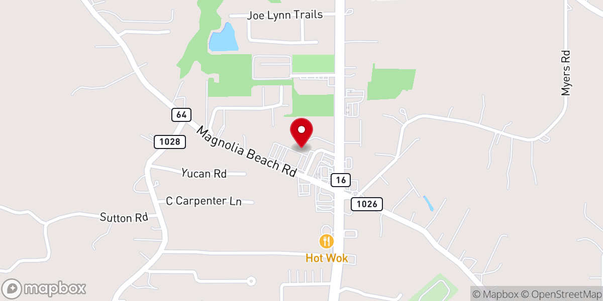 Map showing location of LA ROCA Denham Springs