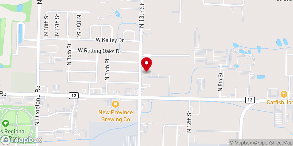 Map showing location of Ignite Church