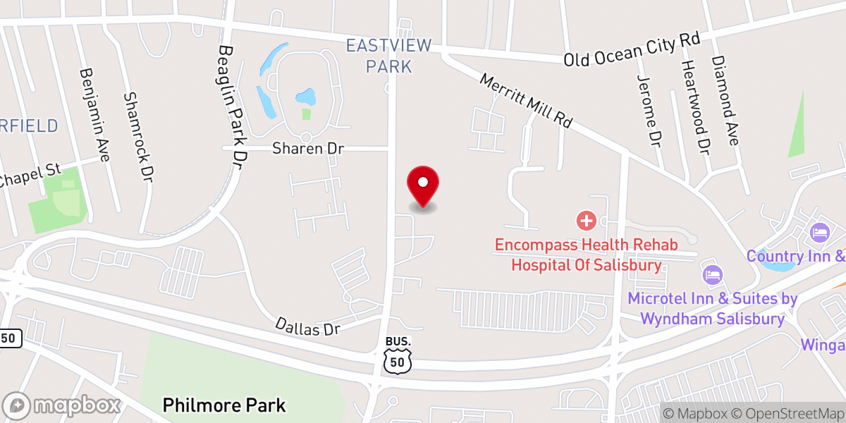 Map showing location of Christ Methodist Church