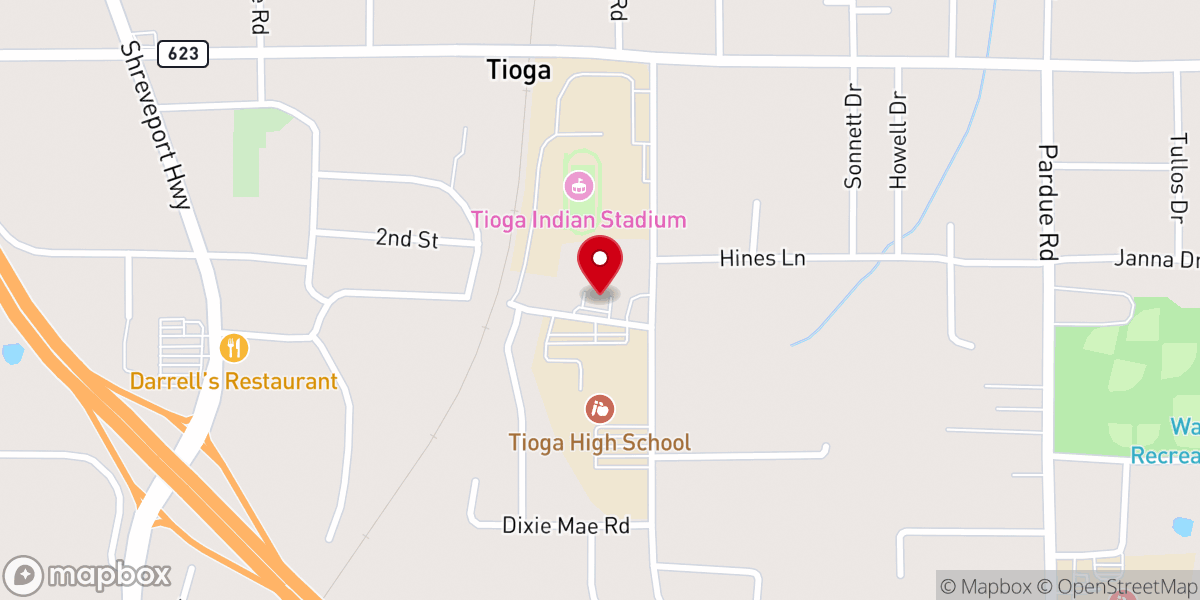 Map showing location of Immaculate Heart of Mary Church