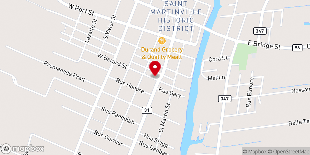 Map showing location of Public Defender Office