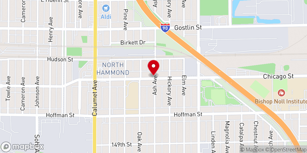 Map showing location of Good Shepherd Apostolic Church