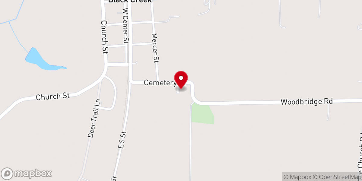 Map showing location of Grace Community ARP Church