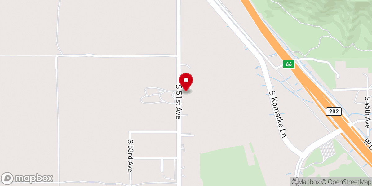 Map showing location of Siloam Indian Baptist Church