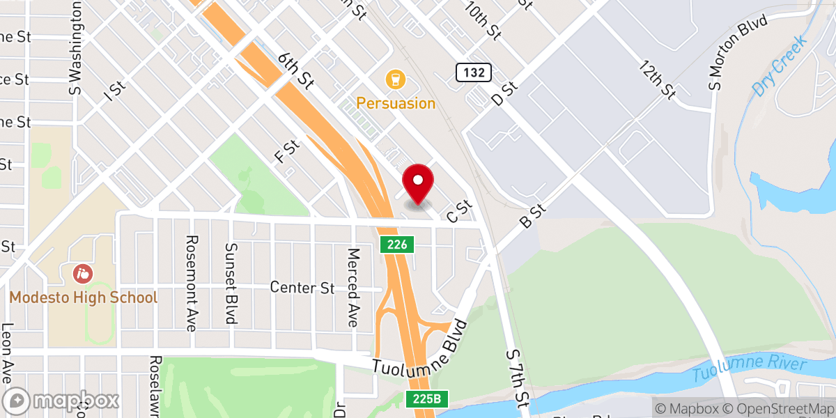 Map showing location of Livingway Tabernacle