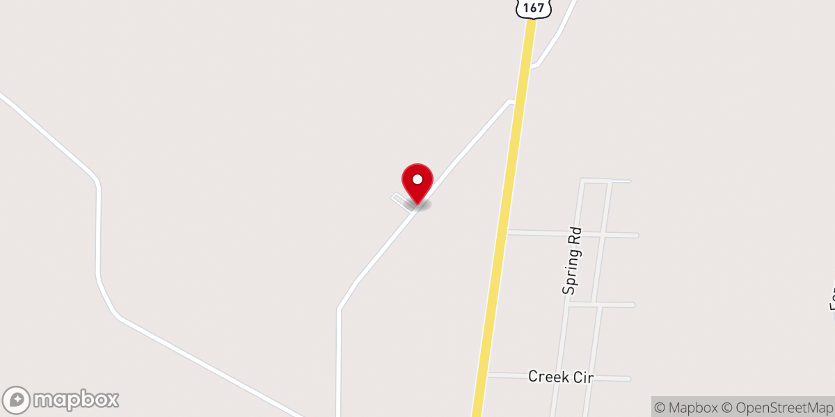 Map showing location of Forest Tower Baptist Church