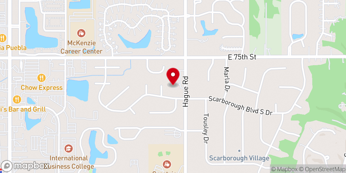 Map showing location of Common Ground Northeast Christian Church - Indianapolis