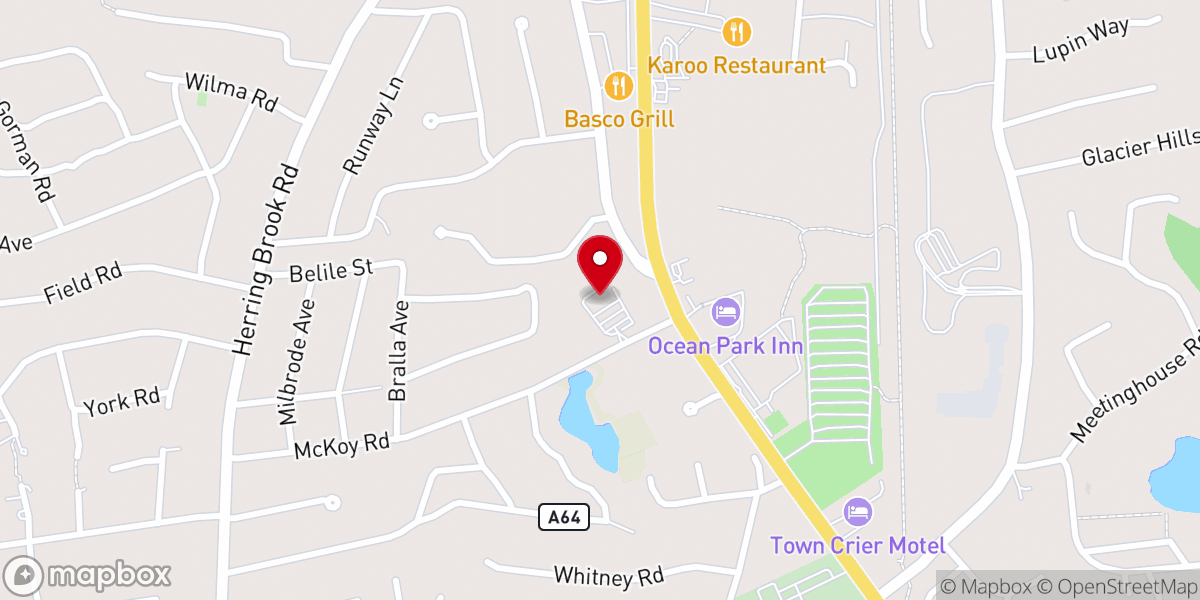 Map showing location of Orleans Eastham Elks Lodge #2572