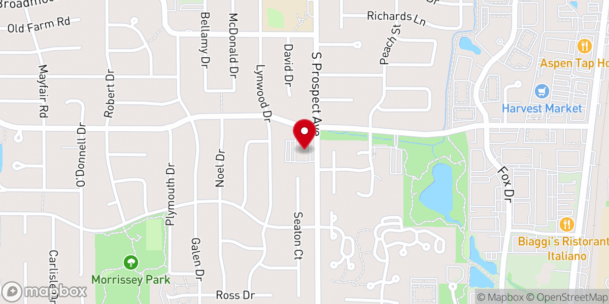 Map showing location of Good Shepherd Lutheran Church