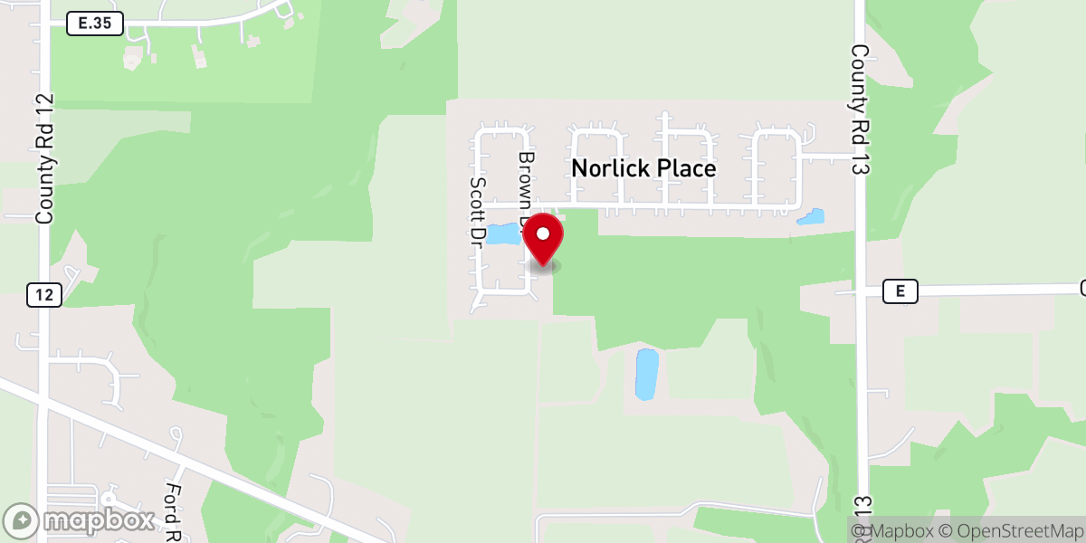 Map showing location of Luminous Ministries