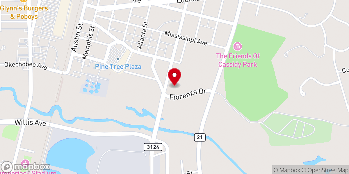 Map showing location of MISSION OF HOPE