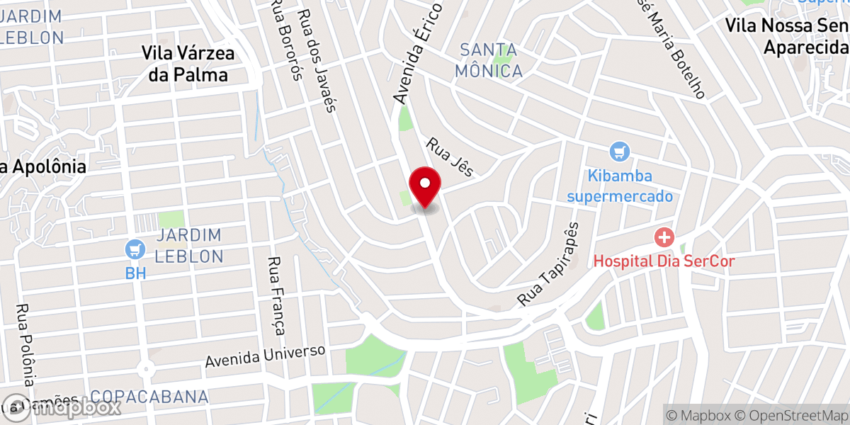 Map showing location of Igreja Batista Jardim Atlântico - IBJA