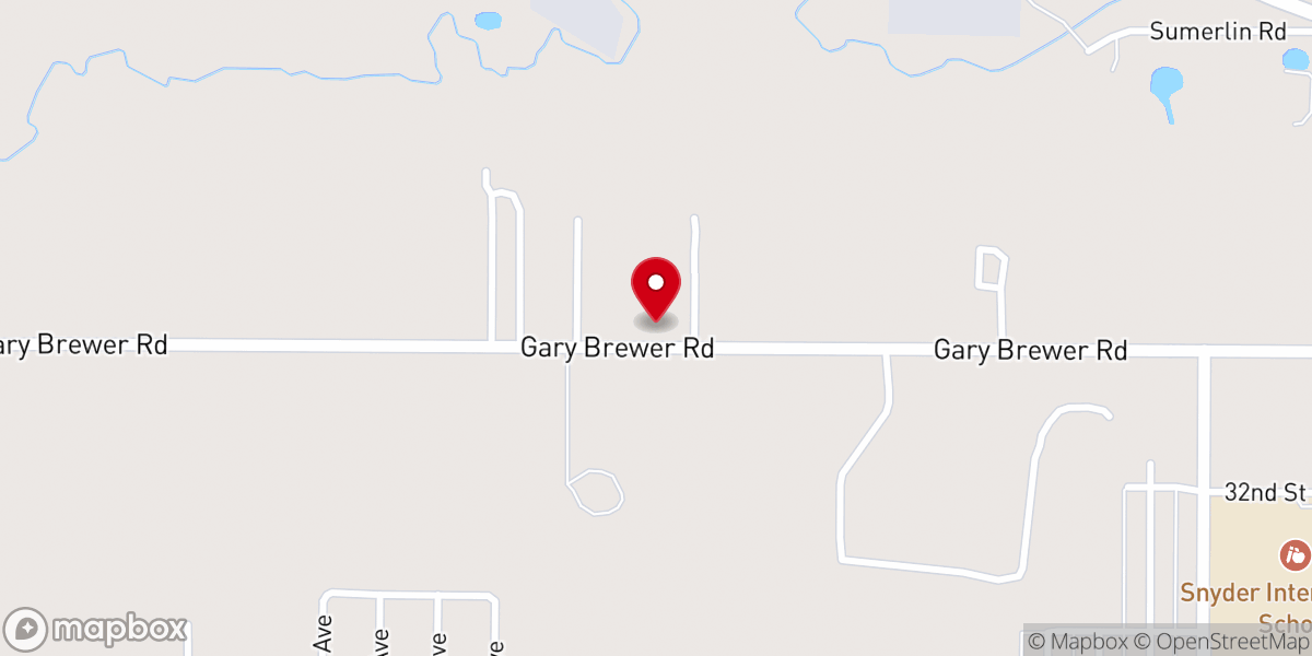 Map showing location of Church of Christ