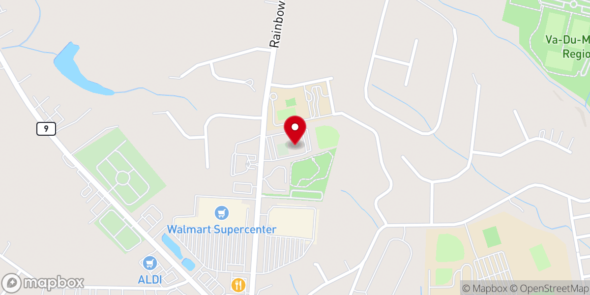 Map showing location of New Beginnings United Methodist Church