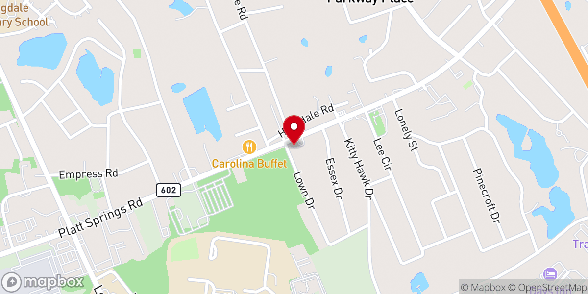 Map showing location of Iglesia Cristiana de Avivamiento
