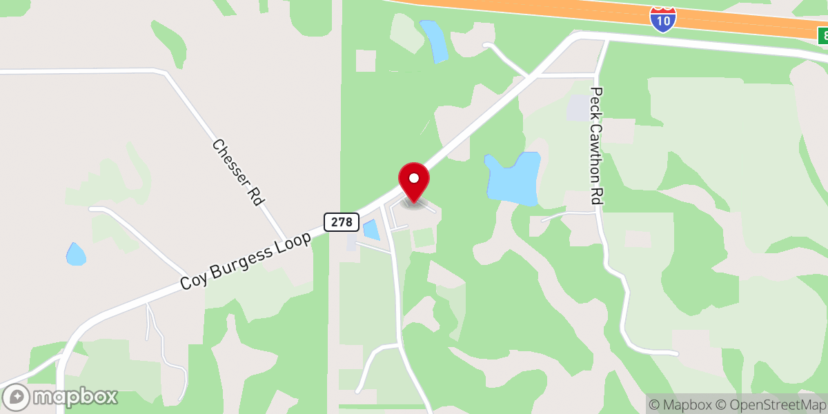 Map showing location of Southwide Baptist Church