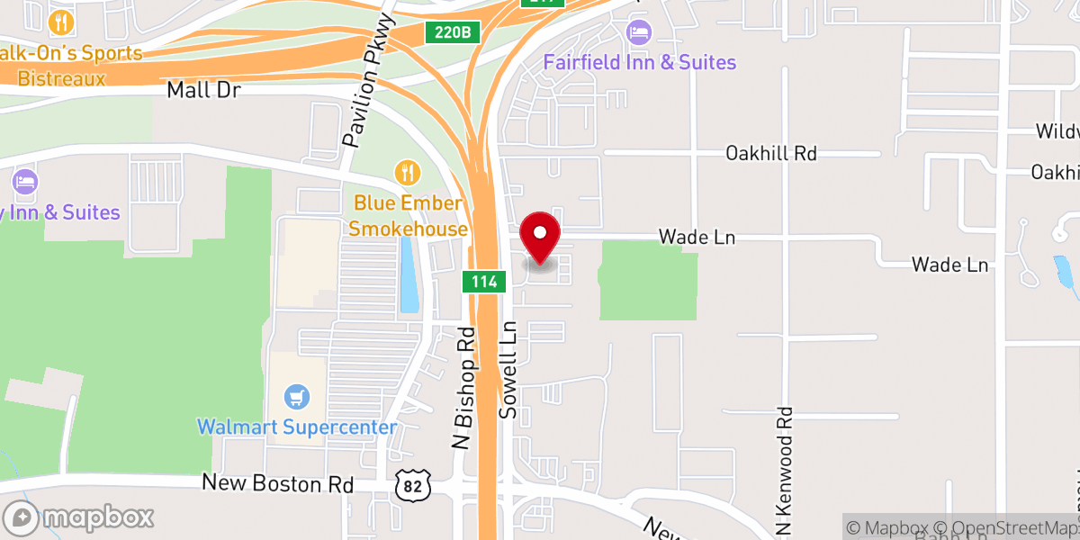 Map showing location of Christ Nations Church