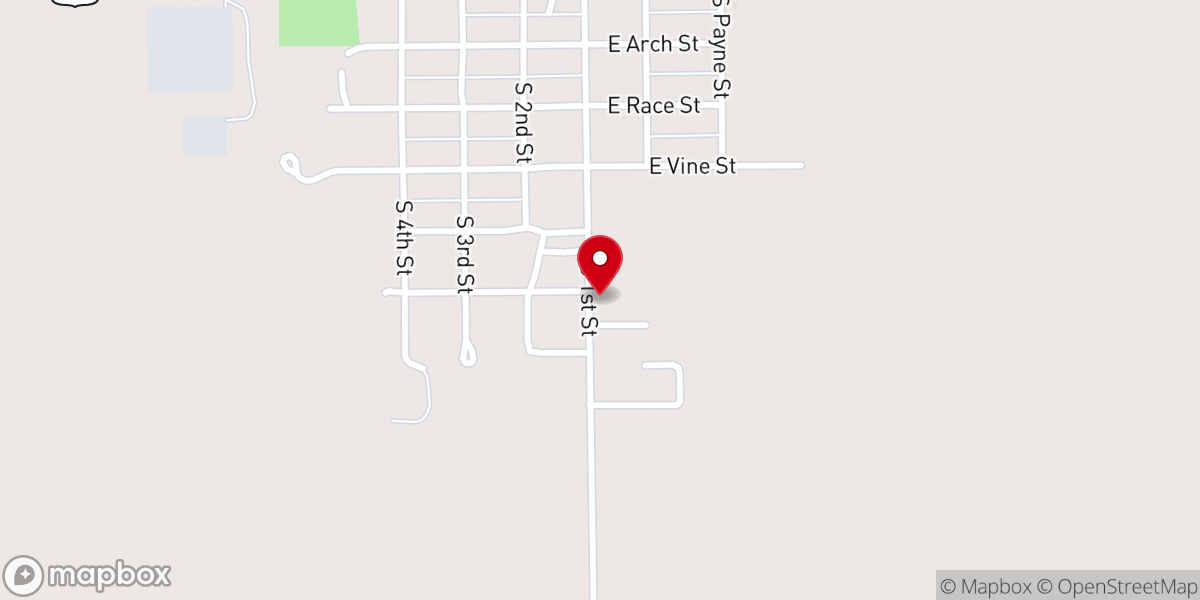 Map showing location of San Jose United Methodist Church