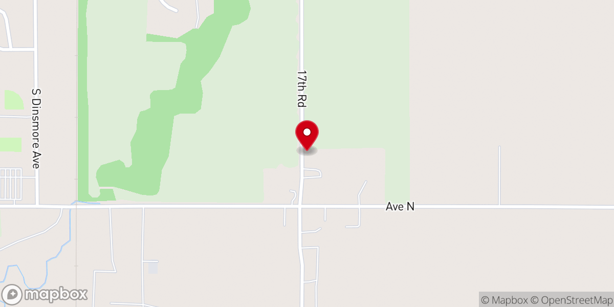 Map showing location of Bread of Life Ministries