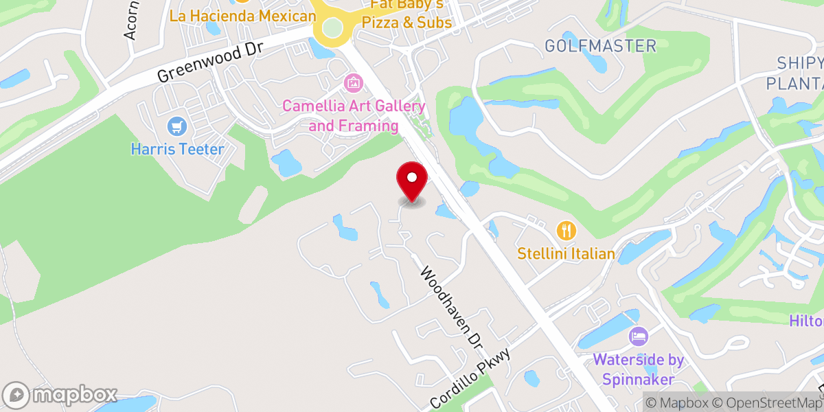 Map showing location of St Andrew by-the-Sea United Methodist Church