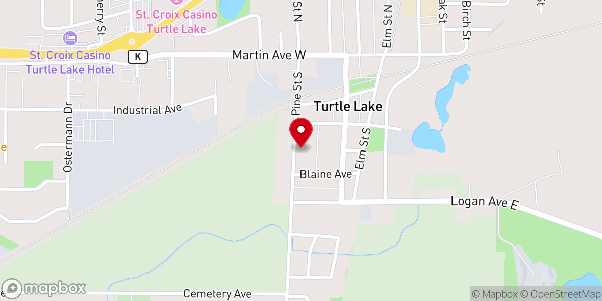 Map showing location of Saint Anns Parish Center
