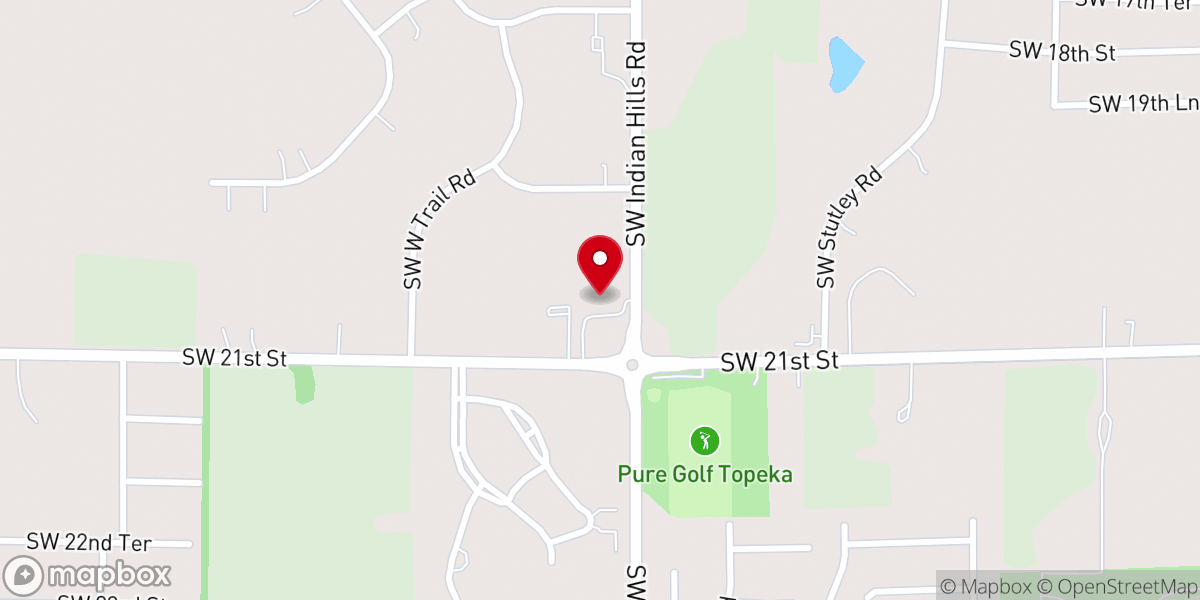 Map showing location of Cornerstone Community Church
