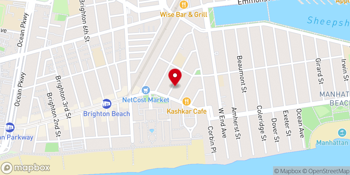 Map showing location of House of Mercy