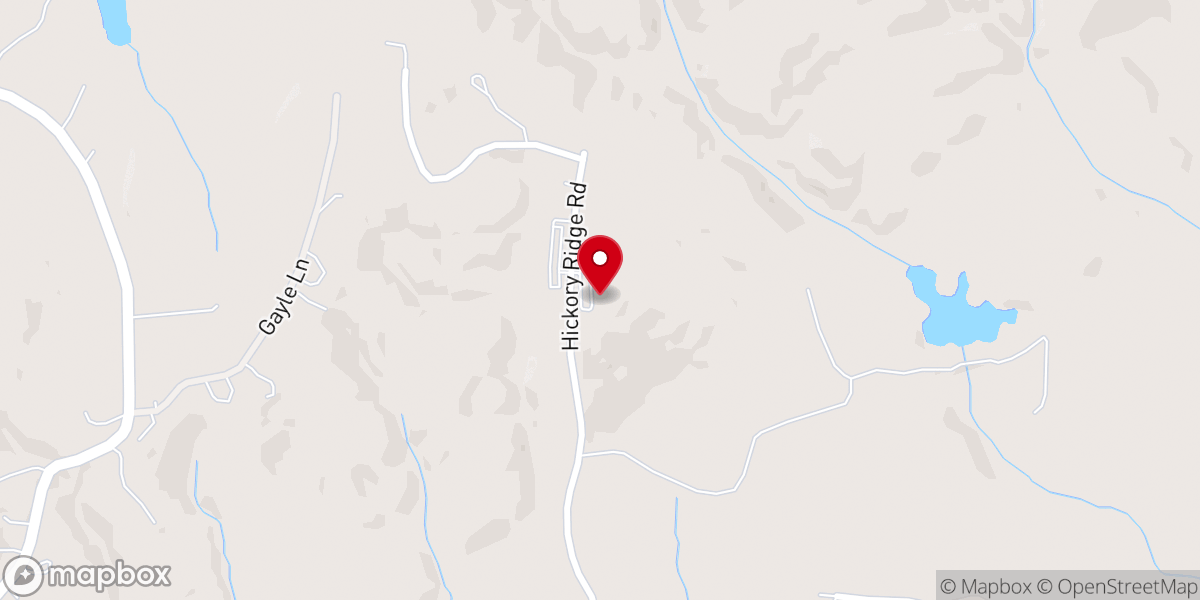 Map showing location of NorthRidge Church of Thomaston