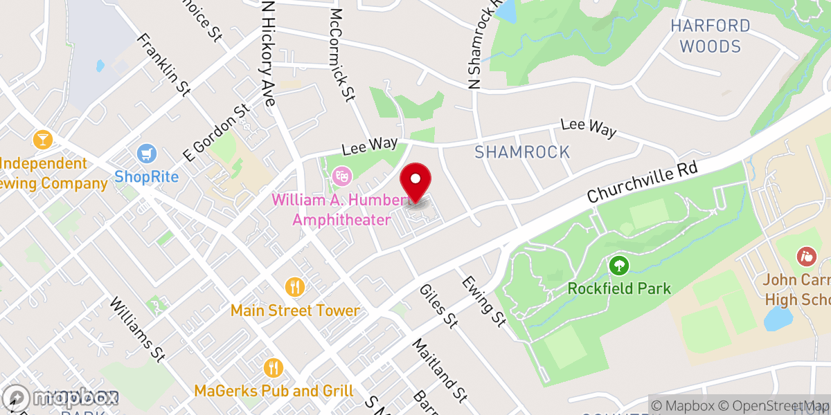 Map showing location of Care Night Calvary Baptist - Food Distribution Center