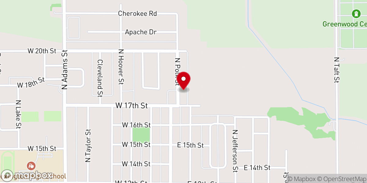 Map showing location of Grace Lutheran Preschool