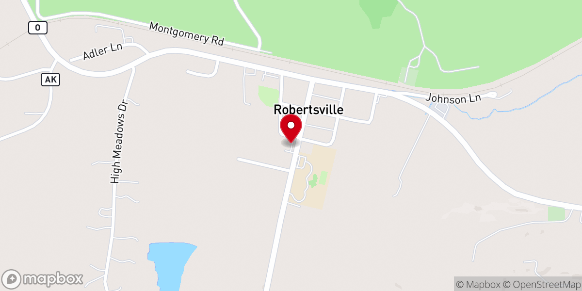 Map showing location of Shiloh Baptist Church