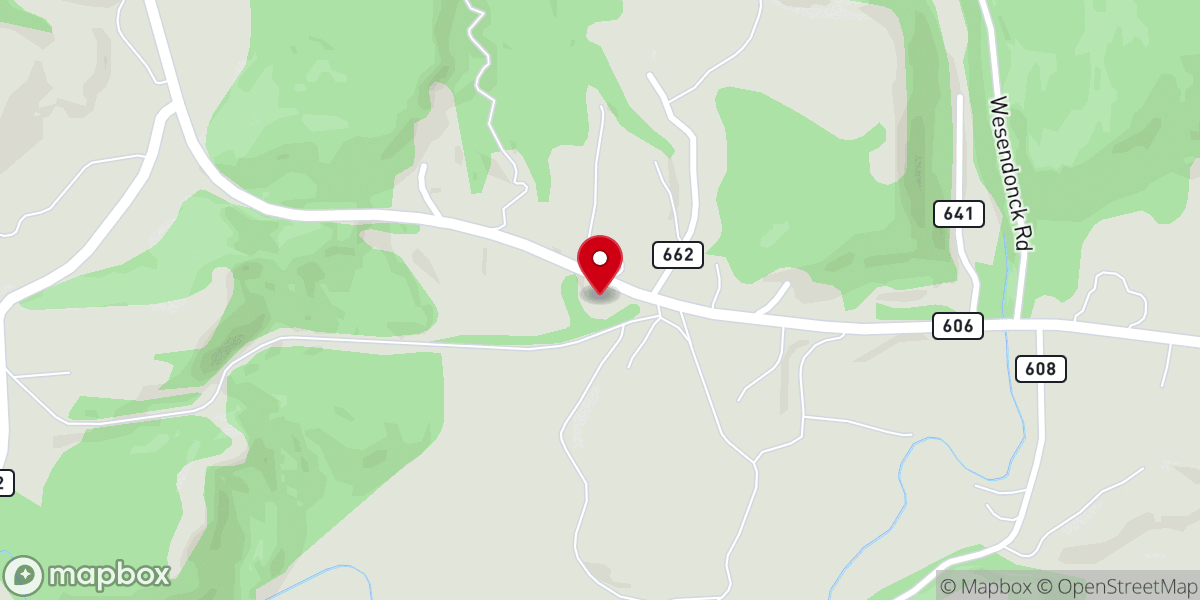 Map showing location of Wilderness Lighthouse Church