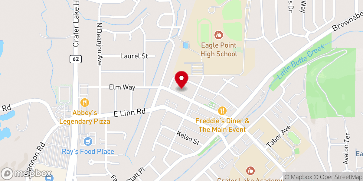 Map showing location of 71Five Campus Youth Center - Eagle Point