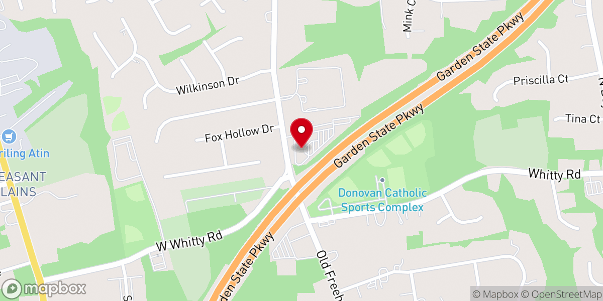 Map showing location of The Church of Grace & Peace