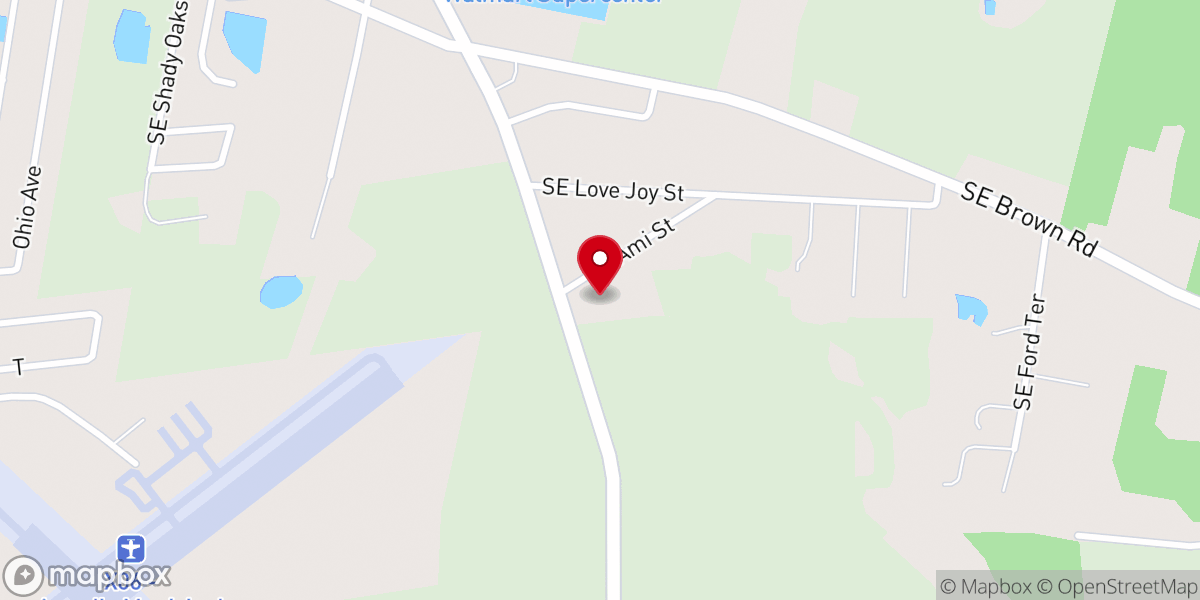 Map showing location of Arcadia Seventh-Day Adventist Church