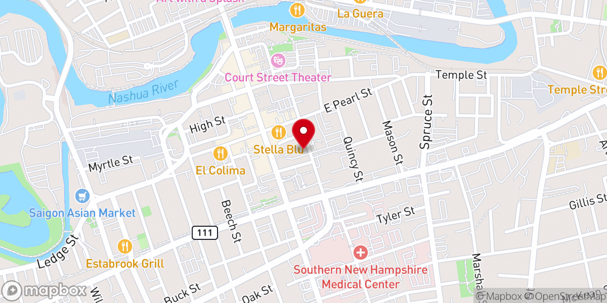 Map showing location of Saint Patrick Roman Catholic Church